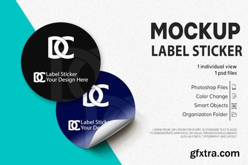 Sticker Mockup Collections 13xPSD