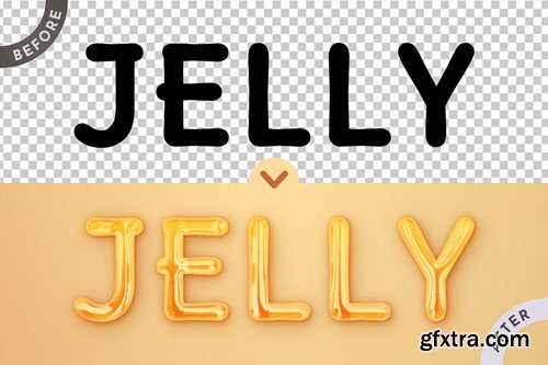 5 Jelly Editable Text Effects, Graphic Styles HHGNJR7