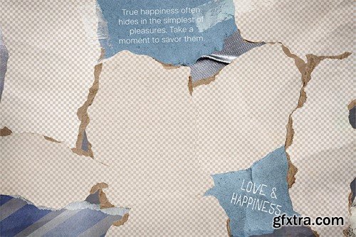 Torn Paper Photo Effect Template CRULMSR