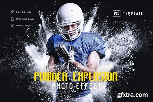 Powder Explosion Photo Effect PPDCZRU