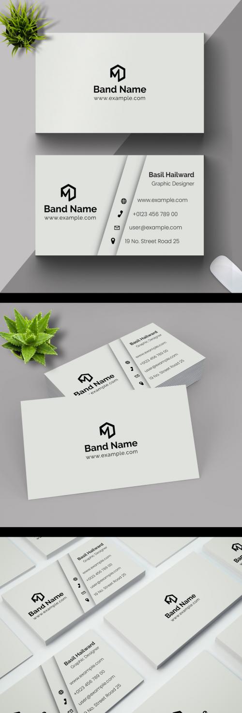 Simple Business Card Layout