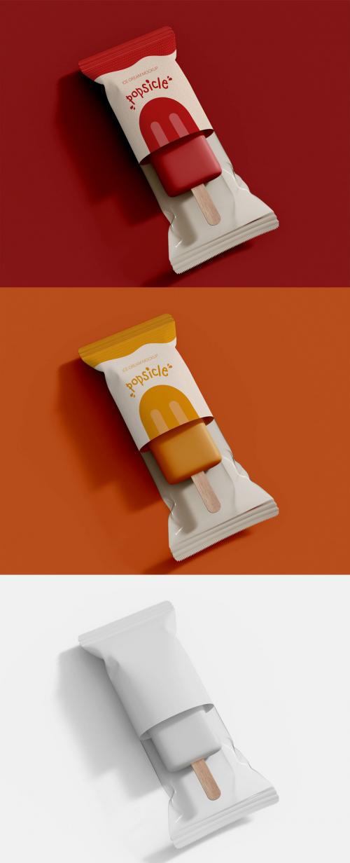 Popsicle Packaging Design Mockup