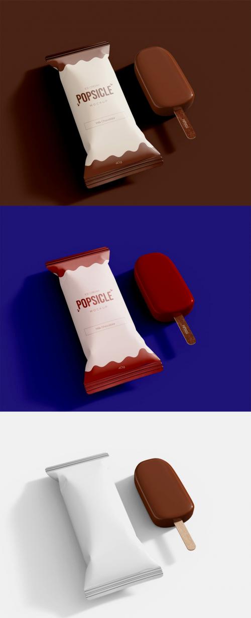 Popsicle Packaging Mockup