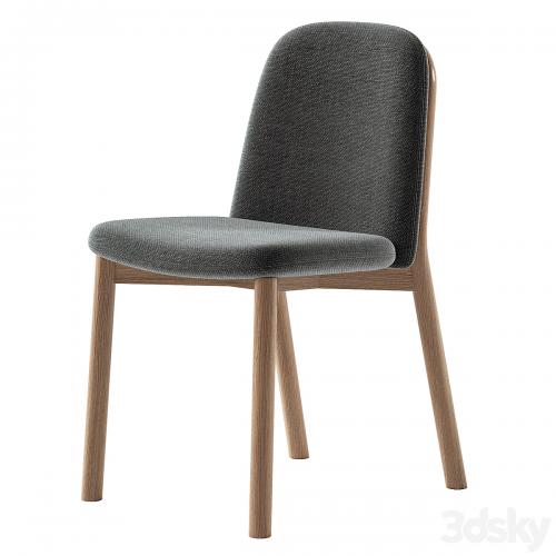 Julie upholstered ash wood chair