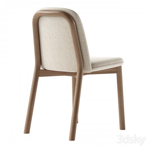 Julie upholstered ash wood chair