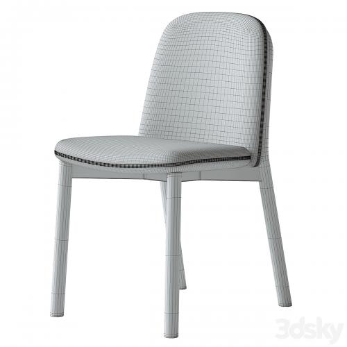 Julie upholstered ash wood chair