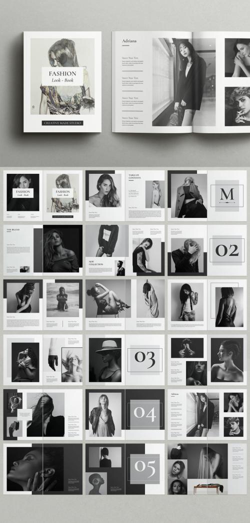 Fashion Lookbook Brochure Layout