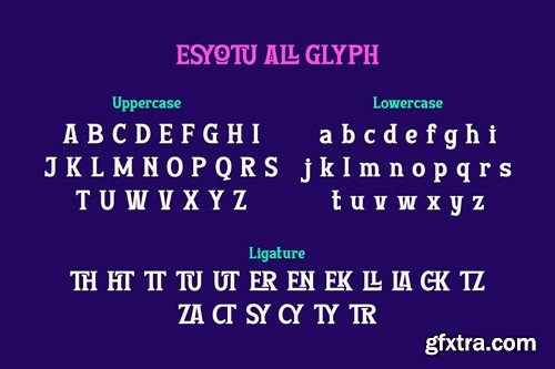 Esyotu - Serif Game Font 4WPYQYD