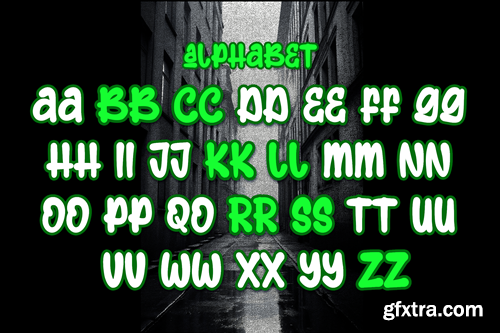 Crusher Croock Marker Graffiti Display Font V2CRUPB