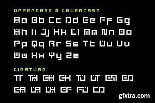 Themiru - Futuristic Tech Font XTYUG94