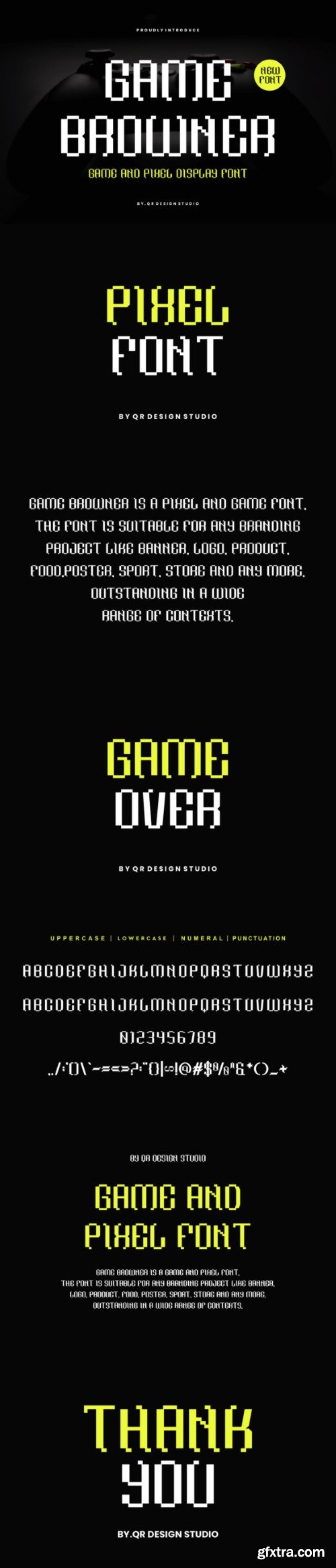 Game Browner Font