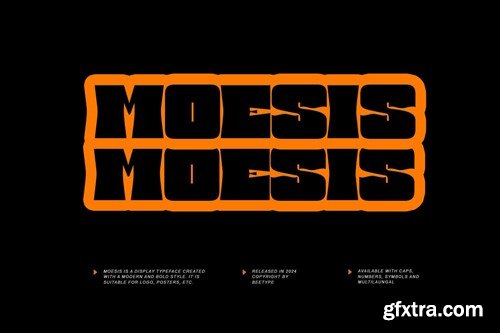 Moesis Display Font FRWCAU2