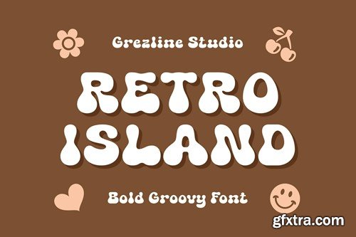 Retro Island - Bold Groovy Font MQXSUGC