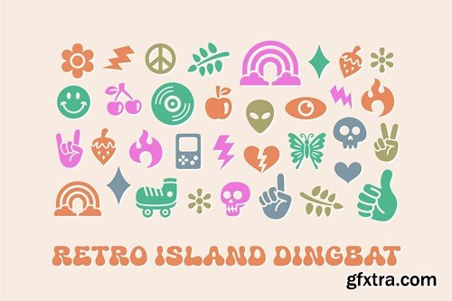 Retro Island - Bold Groovy Font MQXSUGC