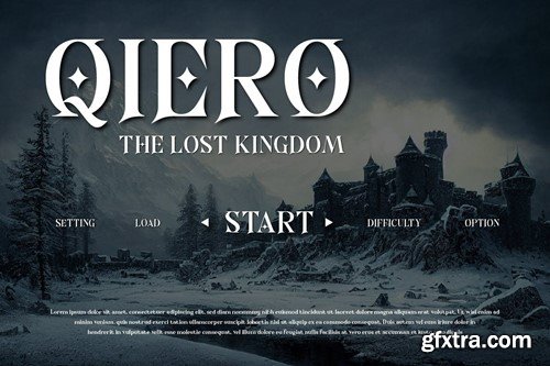 Qilavoen - Game Display Font UKCTYHJ