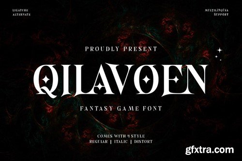 Qilavoen - Game Display Font UKCTYHJ