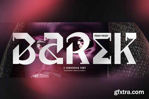 Barek - A Futuristic Display Typeface UNVUA7Y