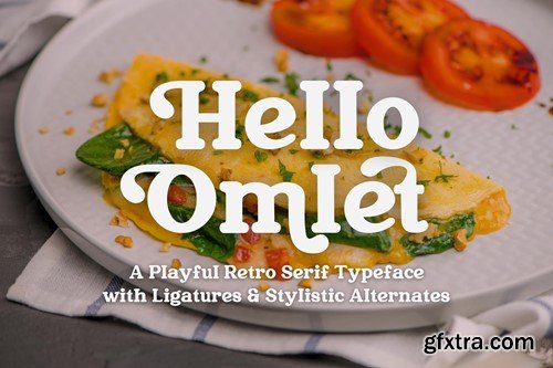 Hello Omlet | Retro Serif Typeface YRHGQUC