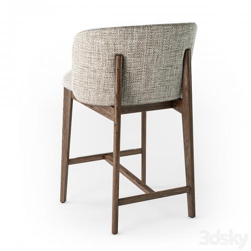 Calligaris Abrey wood stool