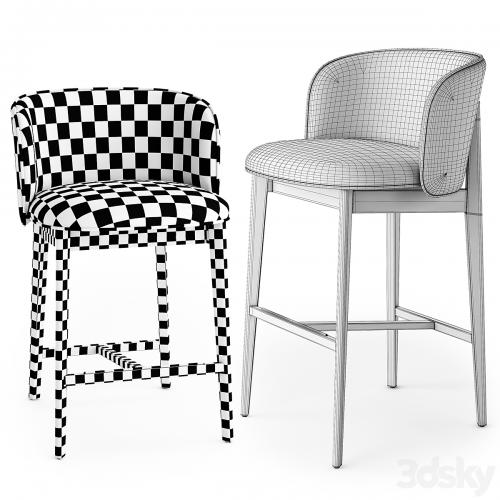 Calligaris Abrey wood stool