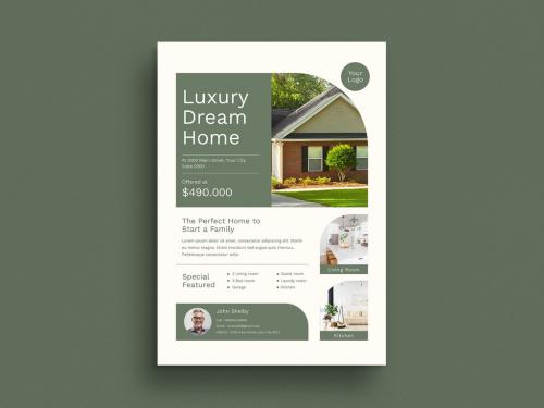 Simple Real Estate Flyer Layout