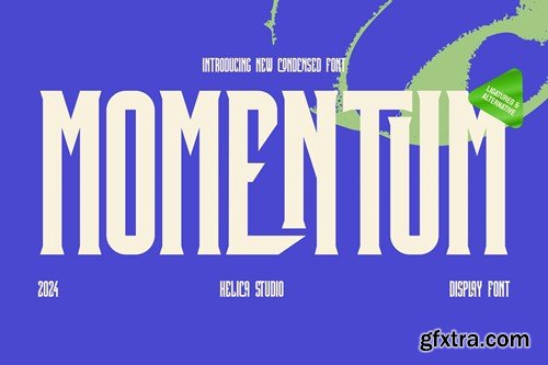 Momentum Condensed Display Font V5UY496