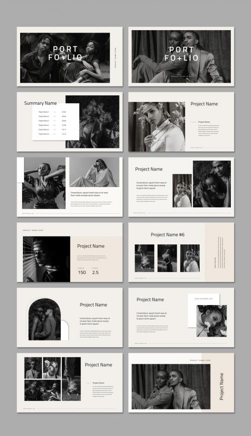 Digital Portfolio Layout