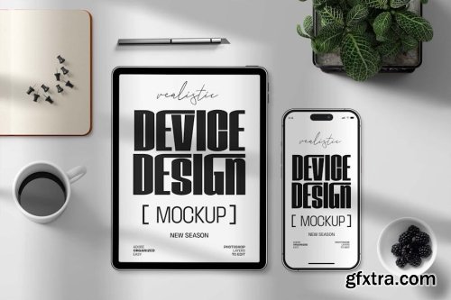 Phone 15 Pro Mockup Collections 14xPSD