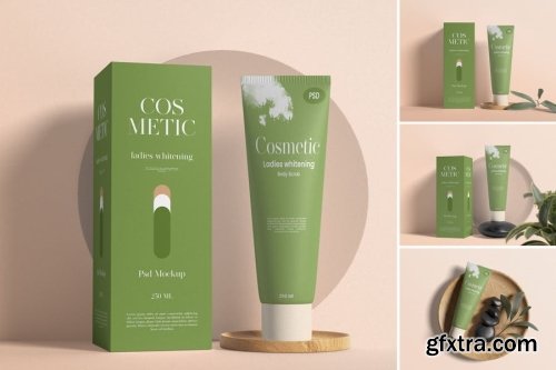 Cosmetic Tube Mockup Collections 14xPSD