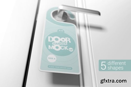 Door Hanger Mockup Collections 13xPSD