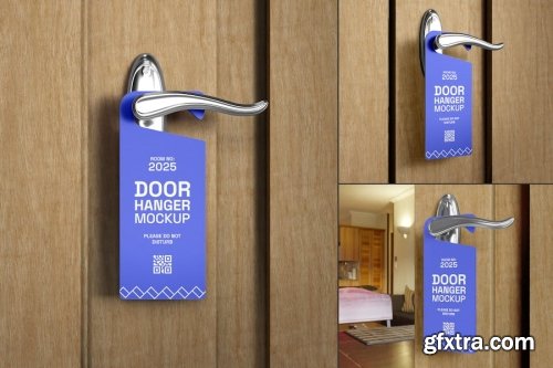 Door Hanger Mockup Collections 13xPSD