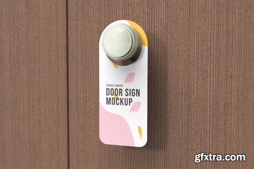 Door Hanger Mockup Collections 13xPSD