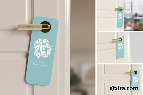 Door Hanger Mockup Collections 13xPSD