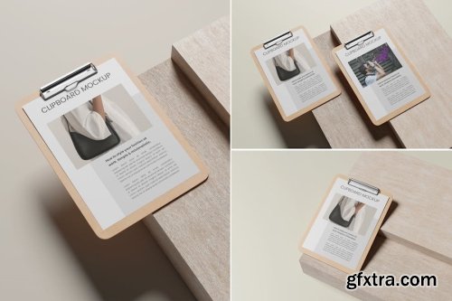 Clipboard Menu Mockup Collections 11xPSD