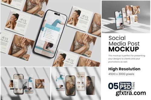 Instagram Post Mockup Collections 11xPSD