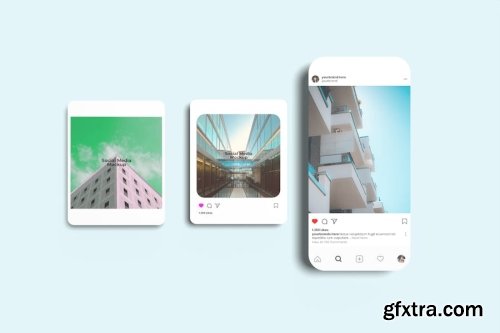 Instagram Post Mockup Collections 11xPSD