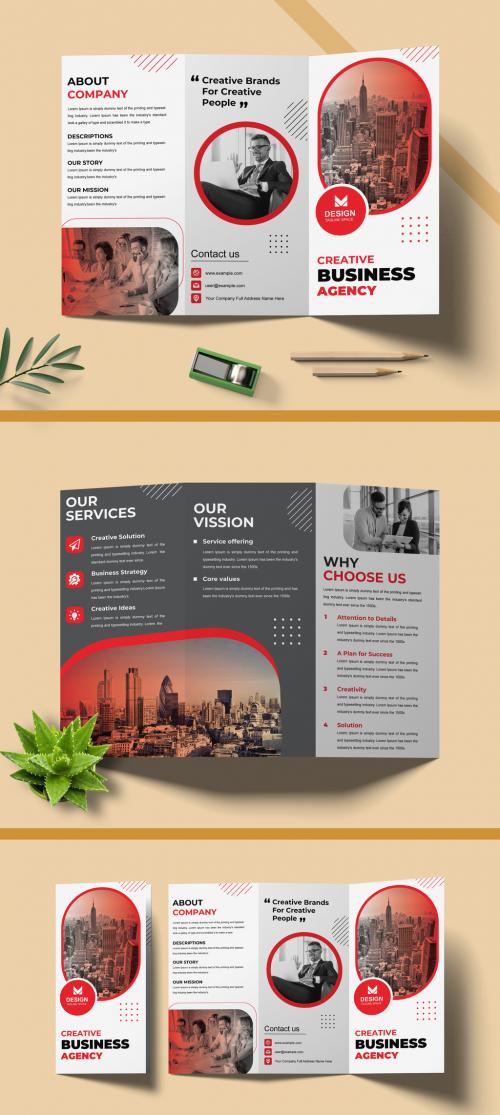 Trifold Brochure Design Layout