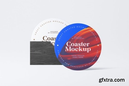 Coasters Mockup Collections 14xPSD