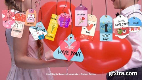 Videohive Labels Love You 51790823