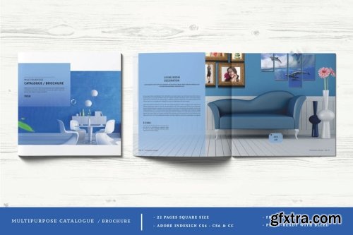 Square Catalog Brochure Mockup Collections 15xPSD