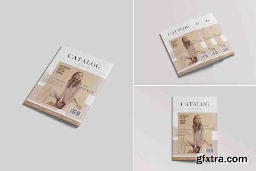 Square Catalog Brochure Mockup Collections 15xPSD