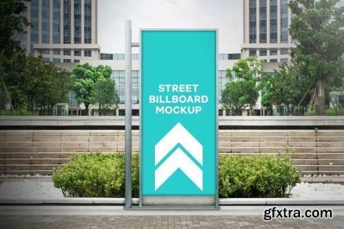 Billboard Wall Mockup Collections 7xPSD