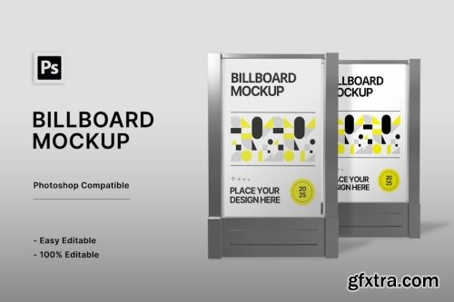 Billboard Wall Mockup Collections 7xPSD