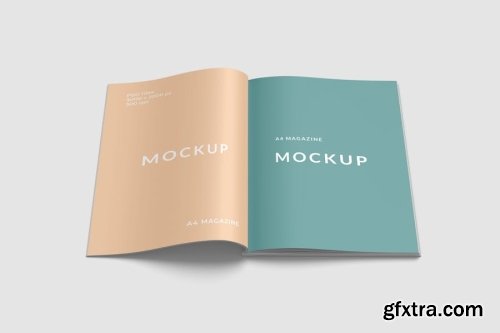 a4 Magazine Mockup Collections 14xPSD