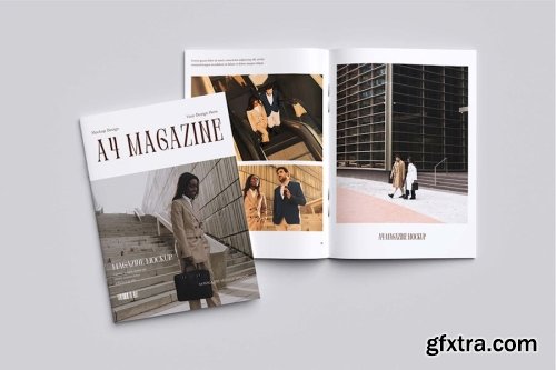 a4 Magazine Mockup Collections 14xPSD