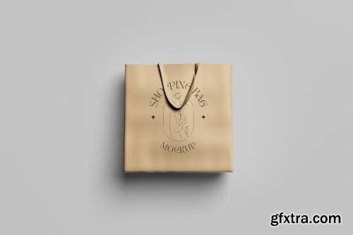 Shopping Paper Bag Mock Up Collections 14xPSD