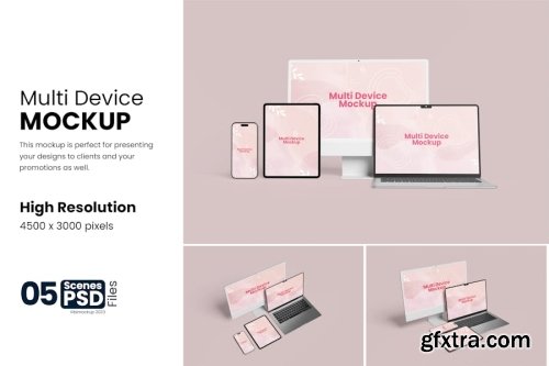 Multi Device Mockup Collections 13xPSD