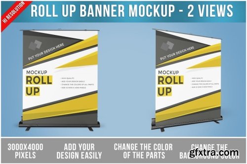 x-banner Mockup Collections 15xPSD