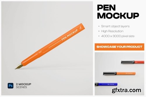 Pen Mockup Collections 14xPSD