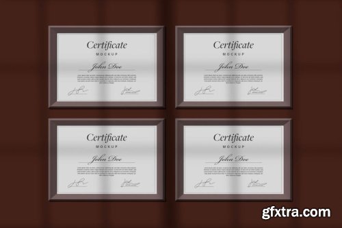 Certificate Mockup Collections 9xPSD